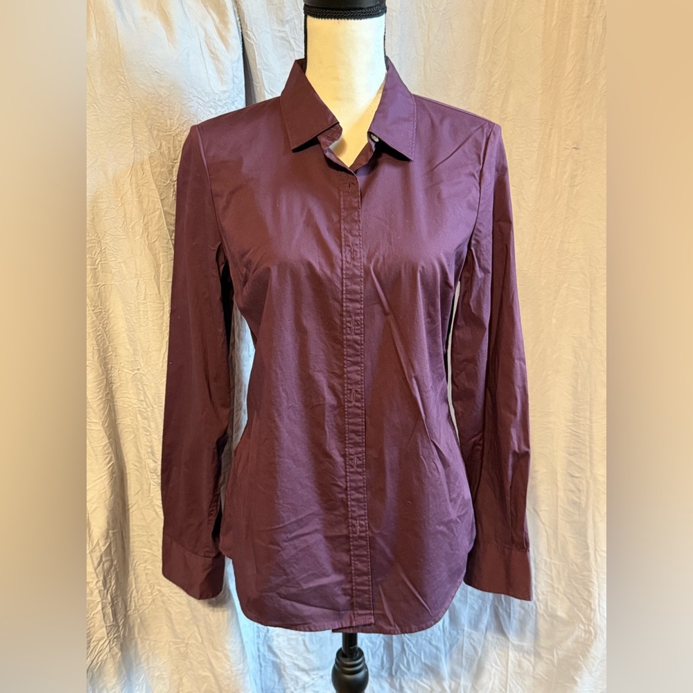 Calvin Klein Purple Button Down Shirt